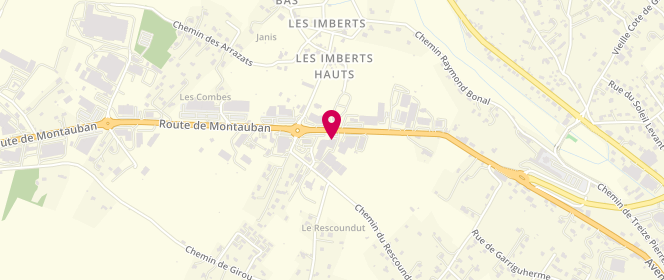 Plan de City Box, Route de Montauban, 12200 Villefranche-de-Rouergue