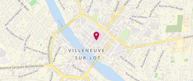 Plan de Benetton, 8 Rue Paris, 47300 Villeneuve-sur-Lot