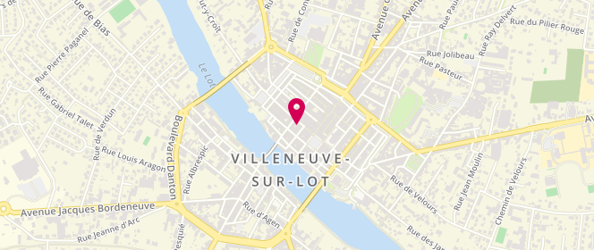 Plan de Chez Charlotte Vintage Shop, 21 Rue de Casseneuil, 47300 Villeneuve-sur-Lot