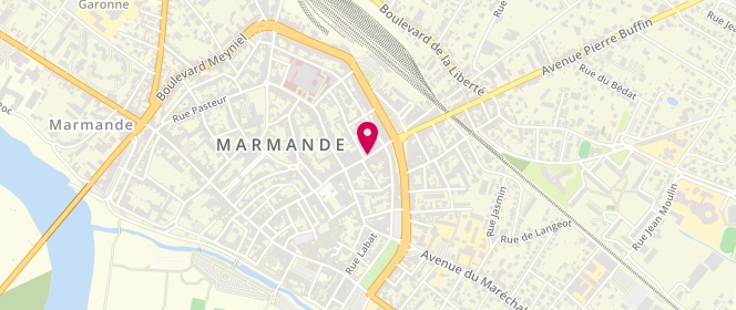 Plan de Lingerie Marily, 49 Rue Charles de Gaulle, 47200 Marmande
