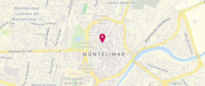 Plan de Les Marseillaises, 19 Rue Sainte-Croix, 26200 Montélimar