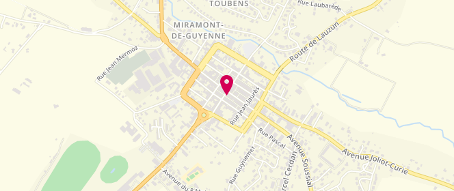 Plan de Florie Fringues, 2 Rue du Temple, 47800 Miramont-de-Guyenne