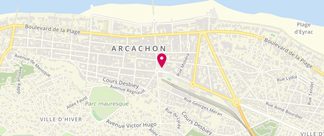 Plan de A.dony, 65 Boulevard du Général Leclerc, 33120 Arcachon
