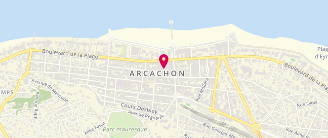 Plan de Southwest Arcachon, Îlot 1
7 Rue Jehenne Villa Barkhanes, 33120 Arcachon
