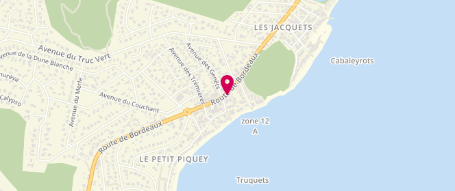 Plan de Nico Beach Surf Shop, 20 Route de Bordeaux, 33950 Lège-Cap-Ferret