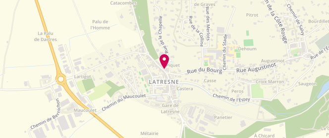 Plan de Le Comptoir de Latresne, 58 avenue de la Libération, 33360 Latresne