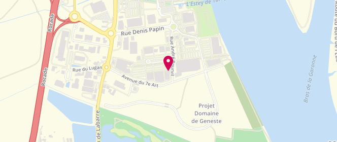 Plan de Planet Street, 2 Rue Louis de Funès, 33140 Villenave-d'Ornon