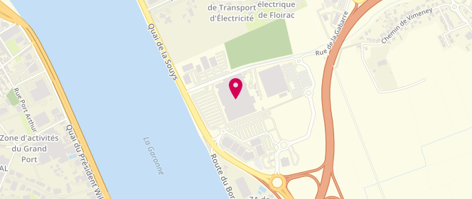 Plan de Pimkie, Rue de la Gabarre Centre Commercial Aushopping, 33270 Bouliac
