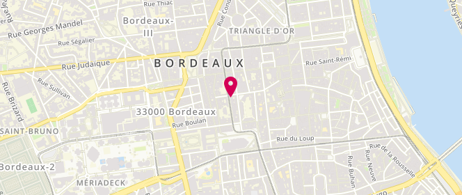 Plan de The North Face Bordeaux, 30 Rue Vital Carles, 33000 Bordeaux