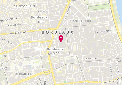 Plan de Pain de Sucre, 24 Rue des Remparts, 33000 Bordeaux