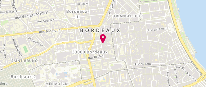 Plan de Eric Bompard - Bordeaux, 25 Rue des Remparts, 33000 Bordeaux