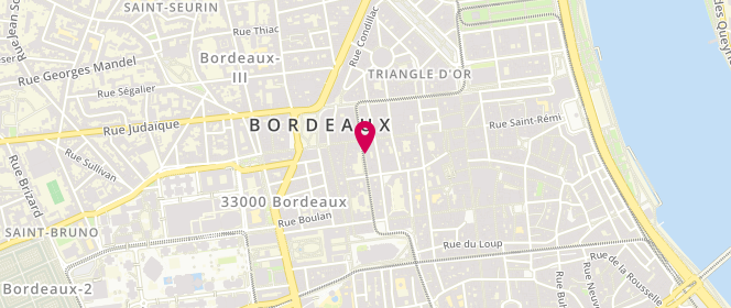 Plan de High, 20 Rue Vital Carles, 33000 Bordeaux