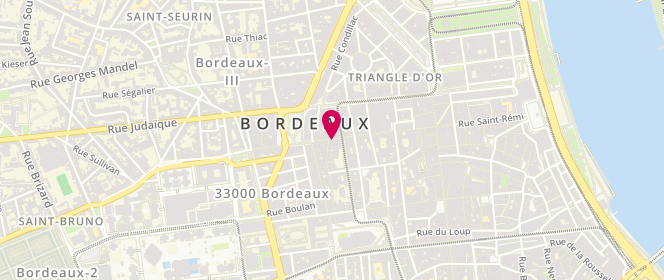 Plan de La Fée Maraboutée, 68 Rue de la Prte Dijeaux, 33000 Bordeaux