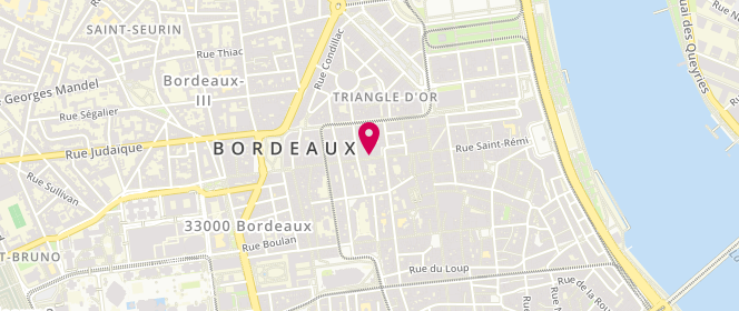 Plan de Jacadi, 45 Rue Porte Dijeaux, 33000 Bordeaux