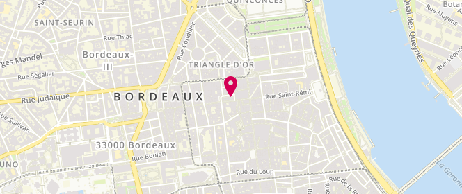 Plan de L'Appartement Bordeaux, 1 place Puy Paulin, 33000 Bordeaux