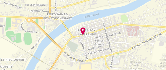 Plan de Anthracite, 15 Rue de la République, 33220 Sainte-Foy-la-Grande