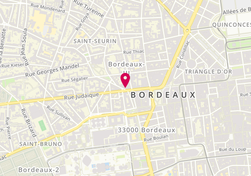 Plan de Zoé des Allées, 2 place des Martyrs de la Résistance, 33000 Bordeaux