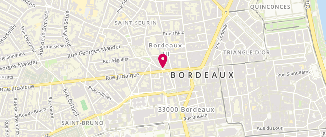 Plan de Zoé des Allées, 8 Place Martyrs de la Résistance, 33000 Bordeaux