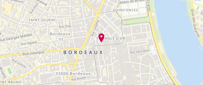 Plan de Gerald Darel, 6 Rue Voltaire, 33000 Bordeaux