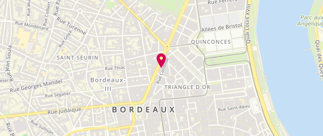 Plan de La Soierie - Chantal Olivier - Robe de Mariée Boheme Bordeaux, 54 Cr Georges Clemenceau, 33000 Bordeaux