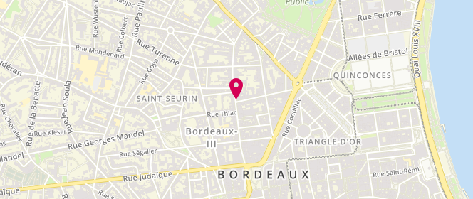 Plan de BONNEFON Catherine, 71 Rue Huguerie, 33000 Bordeaux