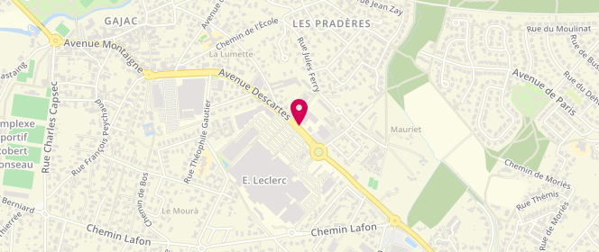 Plan de Okaidi, Avenue Descartes, 33160 Saint-Médard-en-Jalles
