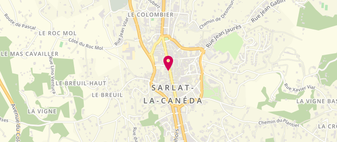 Plan de La Boutique Cote Sud, Rue de Blanchet, 24200 Sarlat-la-Canéda