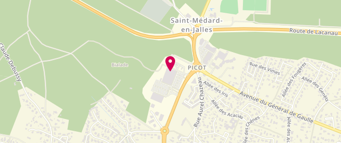 Plan de Watsap, Route de Lacanau, 33160 Saint-Médard-en-Jalles