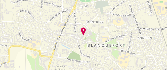 Plan de La Cour de Récré, 29 Rue Raymond Valet, 33290 Blanquefort