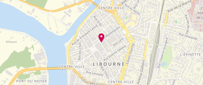 Plan de Galeries Lafayette, 21 Rue Gambetta, 33500 Libourne