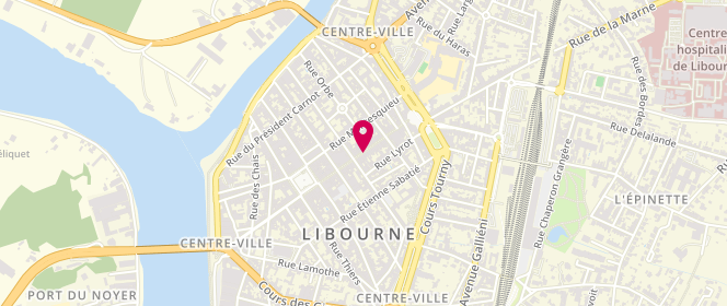 Plan de X And O, 48 Rue Gambetta, 33500 Libourne