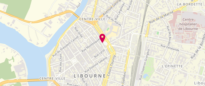 Plan de Libertine, 85 Rue Gambetta, 33500 Libourne