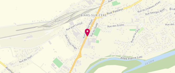 Plan de Maryse Lingerie, 79 avenue de la République, 46130 Biars-sur-Cère