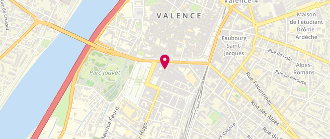 Plan de Calzedonia, 8 avenue Victor Hugo, 26000 Valence