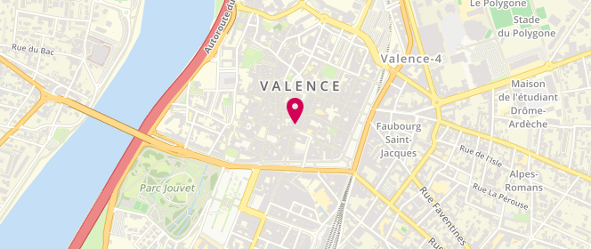 Plan de CLAVEAU Thierry, 35 Rue Emile Augier, 26000 Valence