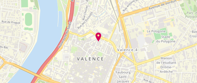 Plan de Vsmoda, 7 Rue Farnerie, 26000 Valence