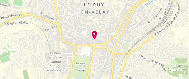 Plan de SAS Erahtic, 5 Rue Crozatier, 43000 Le Puy-en-Velay