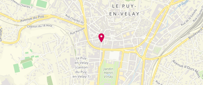 Plan de Isadora, 17 Rue Saint-Gilles, 43000 Le Puy-en-Velay