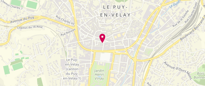 Plan de L'Essentiel Boutique, 1 Rue Saint-Pierre, 43000 Le Puy-en-Velay