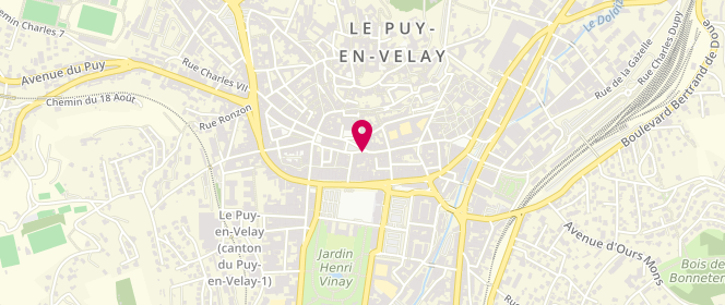 Plan de Merci Paulette, 16 Rue Chaussade, 43000 Le Puy-en-Velay