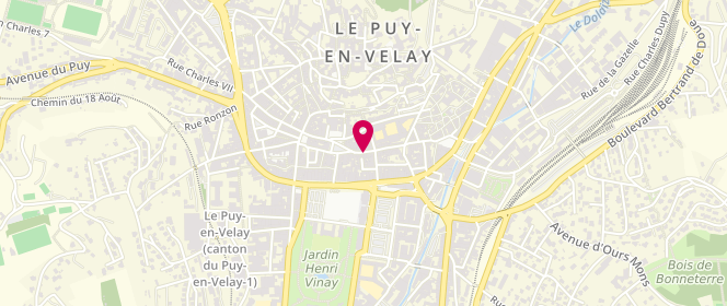 Plan de S Boutique, 38 40 38 Rue Chaussade, 43000 Le Puy-en-Velay