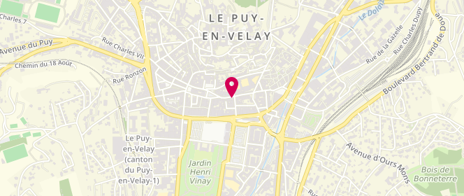 Plan de Chez Eugène, 46 Rue Chaussade, 43000 Le Puy-en-Velay