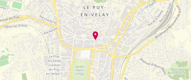 Plan de Tri'bart, 64 Rue Chaussade, 43000 Le Puy-en-Velay