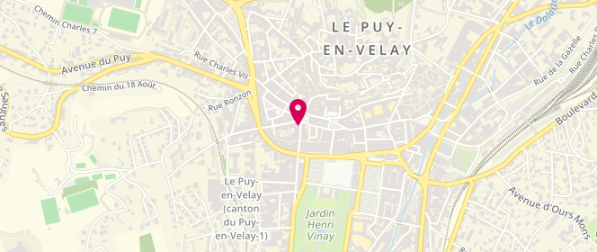 Plan de Prüne, 10 Rue Saint-Gilles, 43000 Le Puy-en-Velay