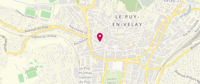 Plan de Etam Lingerie, 32 Rue Pannessac, 43000 Le Puy-en-Velay