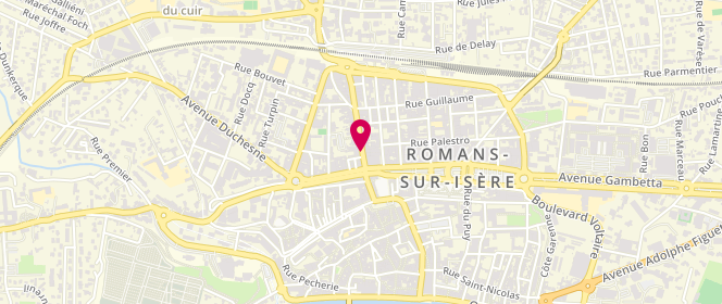 Plan de Etam Lingerie, 21 Rue Jacquemart, 26100 Romans-sur-Isère