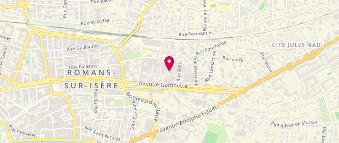 Plan de Sandro, 60 avenue Gambetta, 26100 Romans-sur-Isère