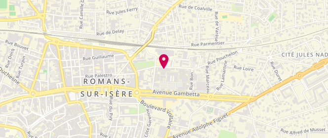 Plan de Vf France - Napapijri, 60 avenue Gambetta, 26100 Romans-sur-Isère