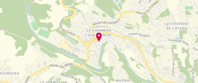 Plan de L'Instant Chouette, Lieu-Dit Carrefour, 43400 Le Chambon-sur-Lignon