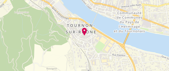 Plan de La Bonne Aventure, 57 Grande Rue, 07300 Tournon-sur-Rhône